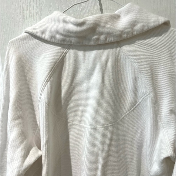 Coldwater Creek White Cotton Loungewear Jacket - Picture 6 of 7